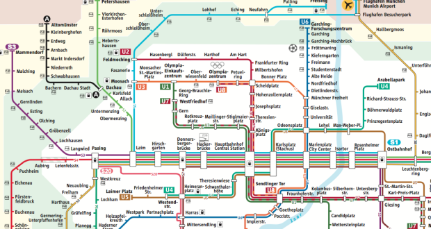 Munich subway underground metro plan